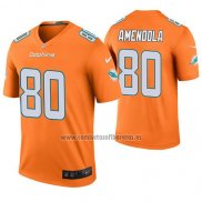 Camiseta NFL Legend Miami Dolphins Danny Amendola Naranja Color Rush