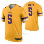 Camiseta NFL Legend Minnesota Vikings Dan Bailey Inverted Oro