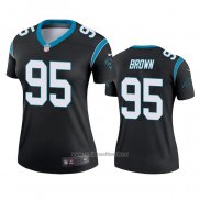Camiseta NFL Legend Mujer Carolina Panthers Derrick Brown Negro
