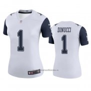 Camiseta NFL Legend Mujer Dallas Cowboys Ben Dinucci Blanco Color Rush