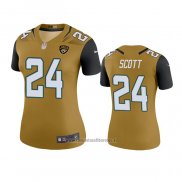 Camiseta NFL Legend Mujer Jacksonville Jaguars Josiah Scott Oro