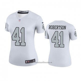 Camiseta NFL Legend Mujer Las Vegas Raiders Amik Robertson Blanco