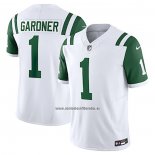 Camiseta NFL Legend New York Jets Ahmad Sauce Gardner Classic Alterno Blanco