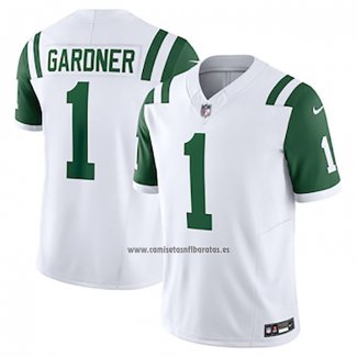 Camiseta NFL Legend New York Jets Ahmad Sauce Gardner Classic Alterno Blanco