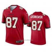 Camiseta NFL Legend Tampa Bay Buccaneers Rob Gronkowski Rojo