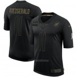 Camiseta NFL Limited Arizona Cardinals Fitzgerald 2020 Salute To Service Negro