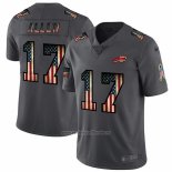 Camiseta NFL Limited Buffalo Bills Allen Retro Flag Negro