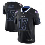 Camiseta NFL Limited Buffalo Bills Josh Allen Negro Color Rush 2018 Lights Out