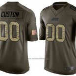 Camiseta NFL Limited Carolina Panthers Personalizada Salute To Service Verde2