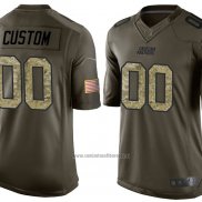 Camiseta NFL Limited Carolina Panthers Personalizada Salute To Service Verde2