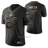 Camiseta NFL Limited Carolina Panthers Rashaan Gaulden Golden Edition Negro