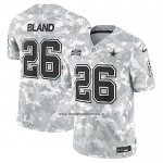Camiseta NFL Limited Dallas Cowboys DaRon Bland 2024 Salute To Service Gris