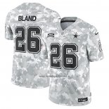 Camiseta NFL Limited Dallas Cowboys DaRon Bland 2024 Salute To Service Gris