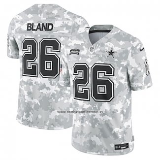 Camiseta NFL Limited Dallas Cowboys DaRon Bland 2024 Salute To Service Gris