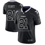 Camiseta NFL Limited Dallas Cowboys Ezekiel Elliott Negro Color Rush 2018 Lights Out