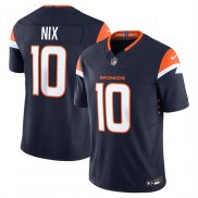 Camiseta NFL Limited Denver Broncos Bo Nix Alterno Vapor F.U.S.E. Azul