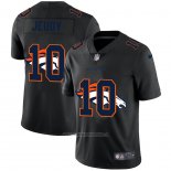 Camiseta NFL Limited Denver Broncos Jeudy Logo Dual Overlap Negro