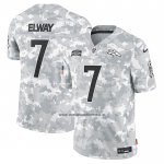 Camiseta NFL Limited Denver Broncos John Elway 2024 Salute To Service Retired Gris