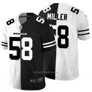 Camiseta NFL Limited Denver Broncos Miller White Black Split