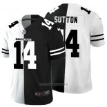 Camiseta NFL Limited Denver Broncos Sutton White Black Split