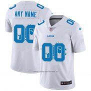 Camiseta NFL Limited Detroit Lions Personalizada Logo Dual Overlap Blanco