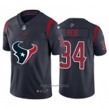 Camiseta NFL Limited Houston Texans 34 Reid Big Logo Azul