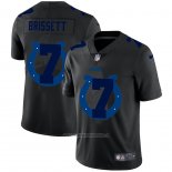 Camiseta NFL Limited Indianapolis Colts Brissett Logo Dual Overlap Negro