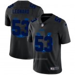 Camiseta NFL Limited Indianapolis Colts Leonard Logo Dual Overlap Negro