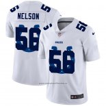 Camiseta NFL Limited Indianapolis Colts Nelson Logo Dual Overlap Blanco