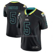 Camiseta NFL Limited Jacksonville Jaguars Blake Bortles Negro Color Rush 2018 Lights Out