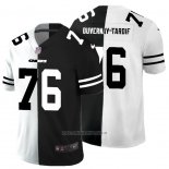 Camiseta NFL Limited Kansas City Chiefs Duvernay-Tardif White Black Split