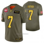 Camiseta NFL Limited Kansas City Chiefs Harrison Butker 2019 Salute To Service Verde