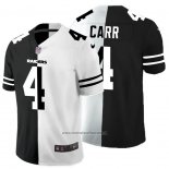 Camiseta NFL Limited Las Vegas Raiders Carr Black White Split