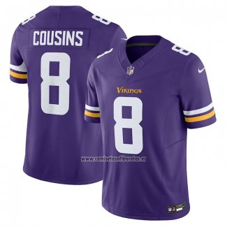 Camiseta NFL Limited Minnesota Vikings Kirk Cousins Vapor F.U.S.E. Violeta