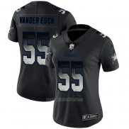 Camiseta NFL Limited Mujer Dallas Cowboys Vander Esch Smoke Fashion Negro