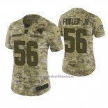 Camiseta NFL Limited Mujer Los Angeles Rams Dante Fowler Jr. Camuflaje 2018 Salute To Service