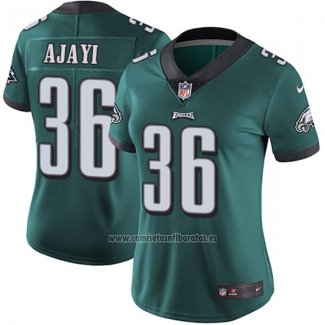 Camiseta NFL Limited Mujer Philadelphia Eagles 36 Ajayi Verde