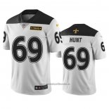 Camiseta NFL Limited New Orleans Saints Margus Hunt Ciudad Edition Blanco