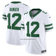 Camiseta NFL Limited New York Jets Joe Namath Vapor F.U.S.E. Legacy Blanco