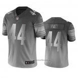 Camiseta NFL Limited Pittsburgh Steelers 44 Derek Watt Silver Ciudad Edition Gris