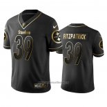 Camiseta NFL Limited Pittsburgh Steelers Minkah Fitzpatrick Golden Edition Negro