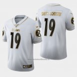 Camiseta NFL Limited Pittsburgh Steelers Smith-Schuster Golden Edition Blanco