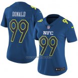 Camiseta NFL Mujer Pro Bowl NFC Donald 2017 Azul