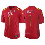 Camiseta NFL Pro Bowl AFC Mcafee 2017 Rojo