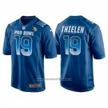 Camiseta NFL Pro Bowl Minnesota Vikings 19 Adam Thielen NFC 2018 Azul