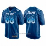 Camiseta NFL Pro Bowl Seattle Seahawks 88 Jimmy Graham NFC 2018 Azul