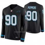 Camiseta NFL Therma Manga Larga Carolina Panthers Julius Peppers Negro