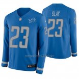 Camiseta NFL Therma Manga Larga Detroit Lions Darius Slay Azul