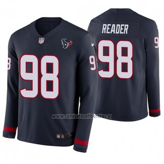 Camiseta NFL Therma Manga Larga Houston Texans Dj Reader Azul