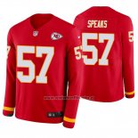 Camiseta NFL Therma Manga Larga Kansas City Chiefs Breeland Speaks Rojo